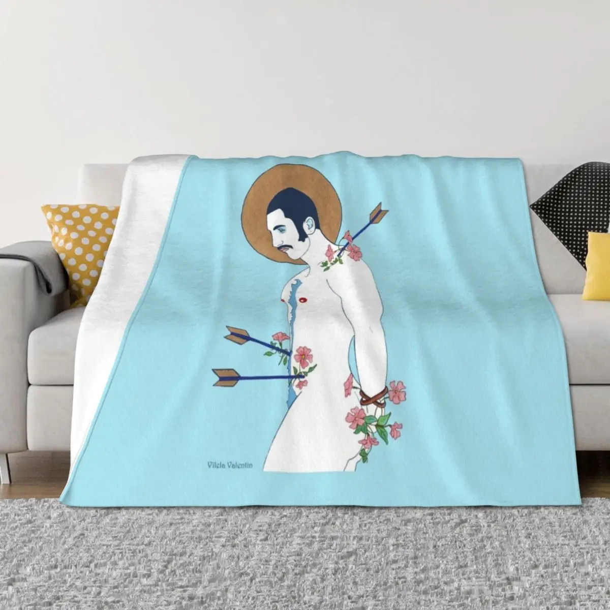 

San Sebastian Throw Blanket halloween christmas gifts for winter Blankets