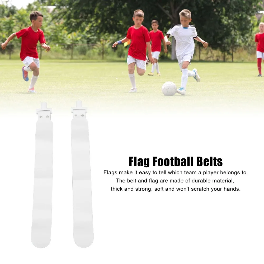 3pcs PVC Flag Football Belt Adjustable Easy Tear Away Tear Away Belt Single Size PP Adjustable Flag Football Belt Training Games