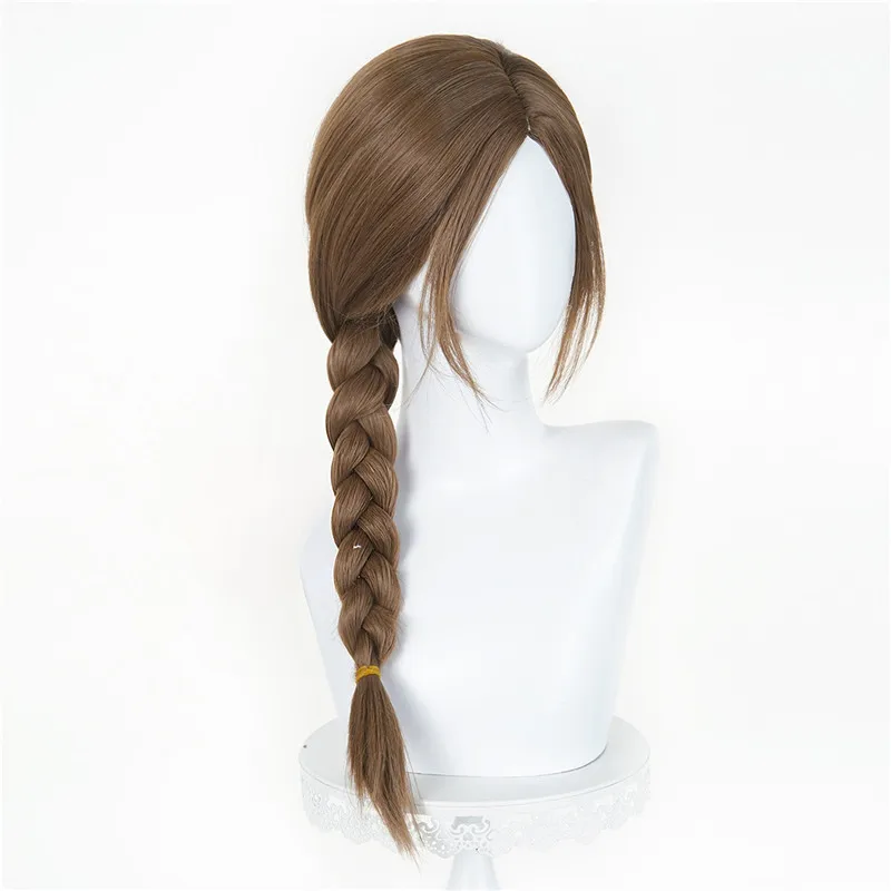 Already Styled Delta Action Cosplay Wig Brown Heat Resistant Synthetic Hair Anime Cosplay Wigs Halloween Party