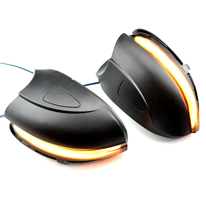 

With Bottom Shell For VW GOLF 6 MK6 GTI R32 08-14 Touran LED Dynamic Turn Signal Light Side Wing Rearview Mirror Indicator Lamp