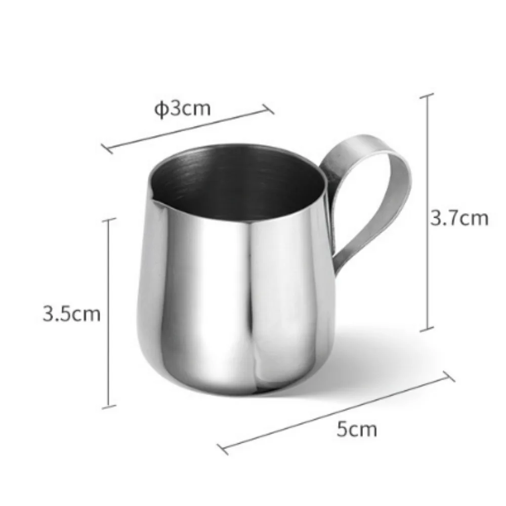 1PCS 304 Stainless Steel mini Milk Can, Flower Cup, Pointed Spout, Flower Pot, Small Milk Pot, Coffee Cup, Coffee Tool