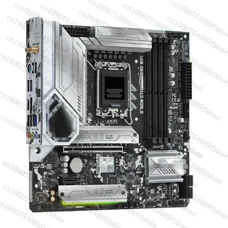 Virtue Preowned For ASRock B760M Steel Legend WiFi LGA 1700 for Intel DDR5 Micro ATX Motherboard Stable Operation