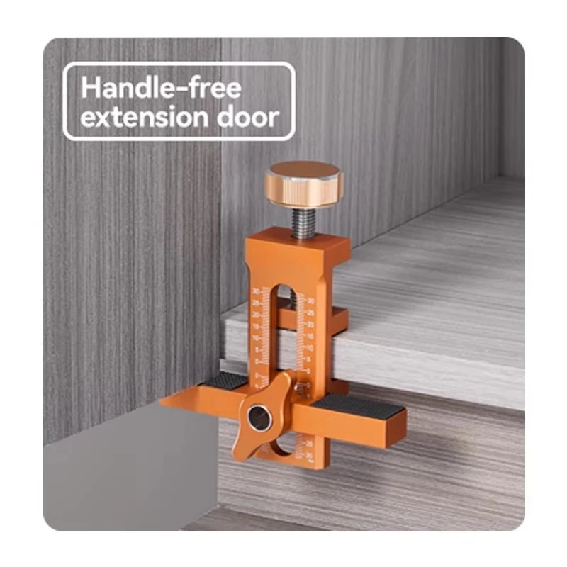

Adjustable Cabinet Door Mounting Jig Aluminum Alloy Cabinet Hardware Installation Tools for Diy Home Decoration