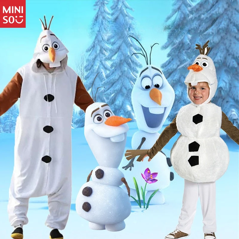 

Olaf Costume for Kids & Adults | Frozen Snowman Cosplay Outfit for Christmas & Performance