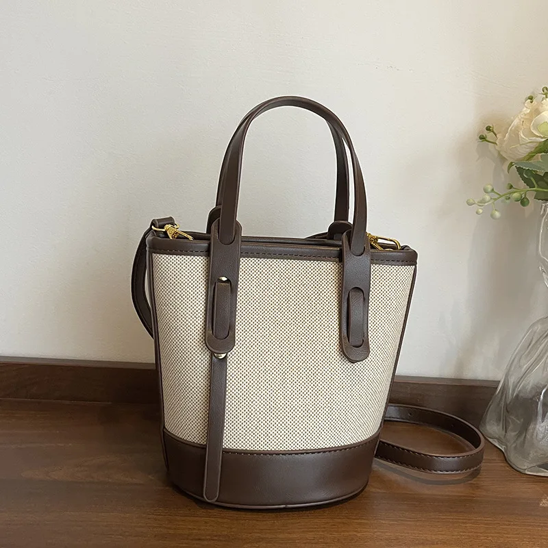 2025, neue Damen-Beuteltasche, echtes Leder, große Kapazität, Multi-Wege-Schulter-Crossbody-Tasche, Vintage-Chic-Geldbörse für die Arbeit