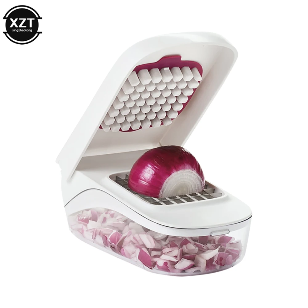 Vegetable Fruit Slicer Chopper Presser Cut Onion Cheese Tomatoes Cutter Fruits Dicing Blade Kitchen Tools