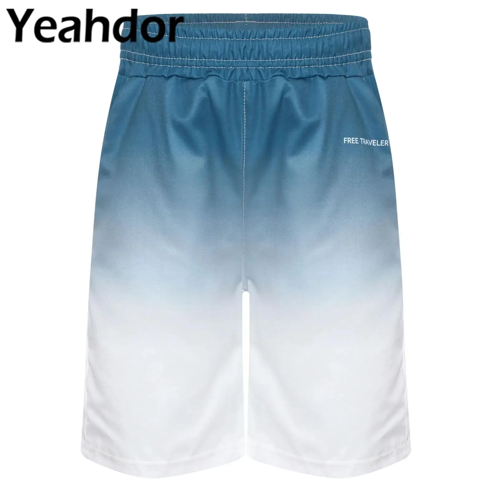 Kids Boys Swim Trunks Swimwear Beachwear Boxer Shorts Knee-Length Shorts Pants Bottoms Bathing Suits for Summer Surfing Swimming