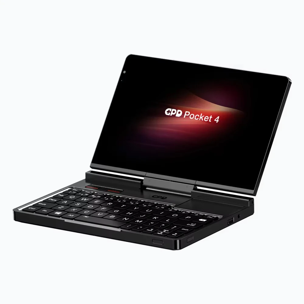 GPD Pocket 4 Original 8.8 polegadas Mini Laptop Touch Screen PC AMD AI 9 HX 370 32GB RAM 2TB NVME Escritório Estudo Notebook Computador
