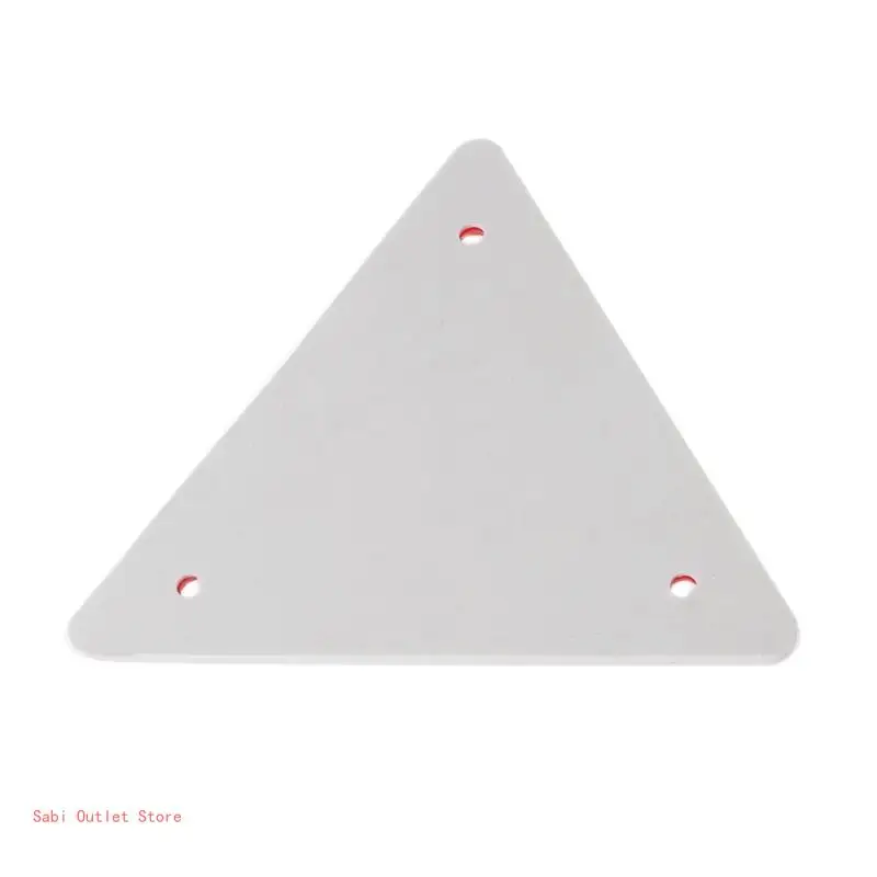 2 Pcs for Triangle Warning Reflector Alerts Safety Plate Rear Light Trailer