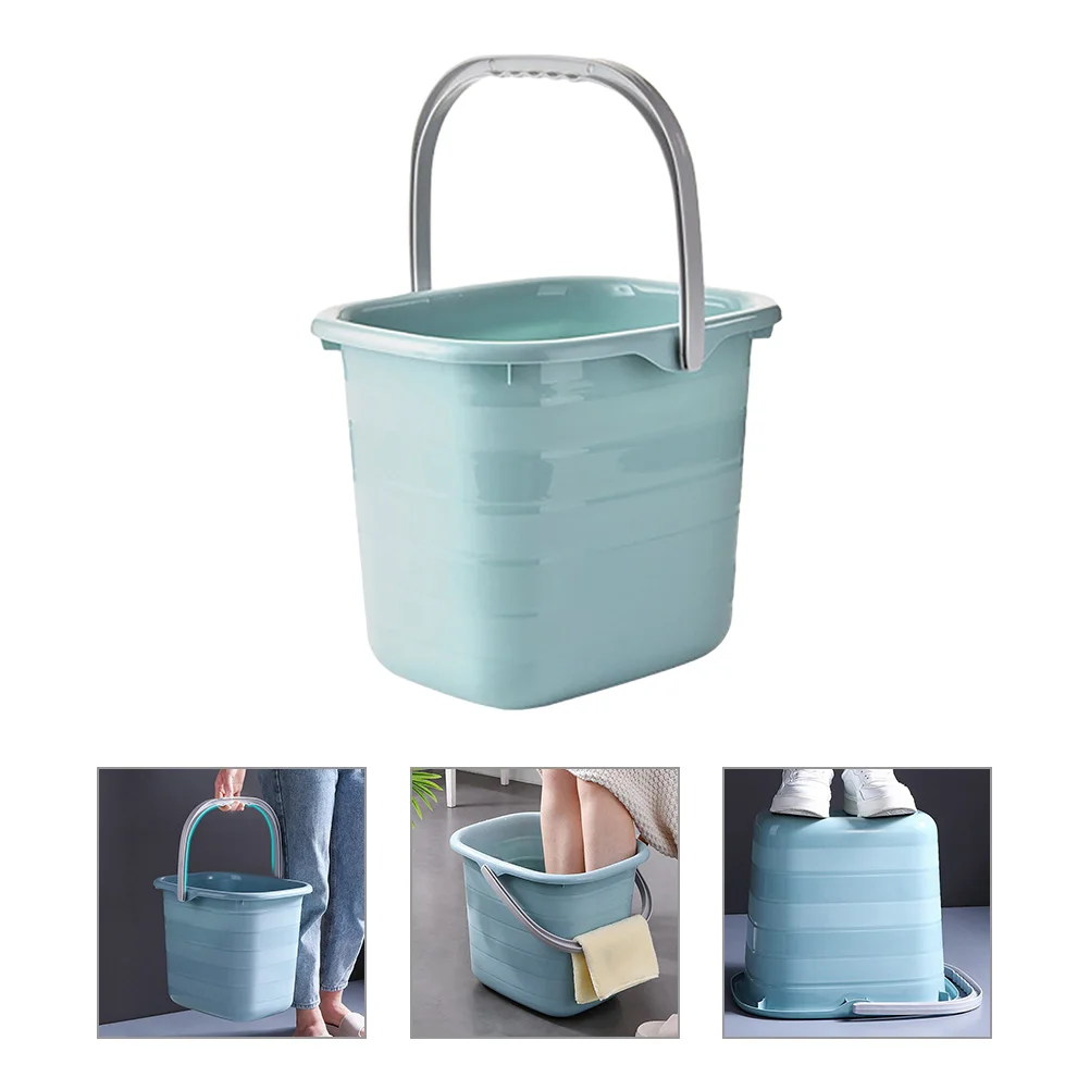 

Mop Bucket Water Buckets Folding with Handle for Home Small Plastic Large Capacity