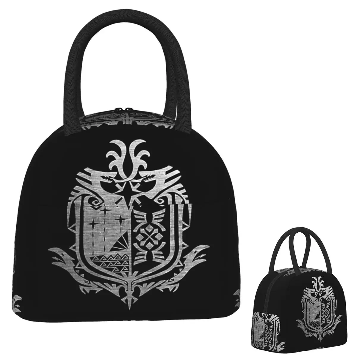 

Изолированная сумка для обеда Monster Hunter World для женщин и детей, портативные коробки для еды, термосумка для ланча