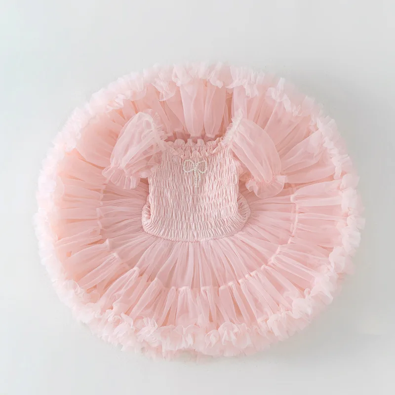 Prinzessinnenkleid für Babymädchen Sommer Tüllrock 2026 Neues TUTU-Kleid für Mädchen Party Abend Geburtstag – Detail 19