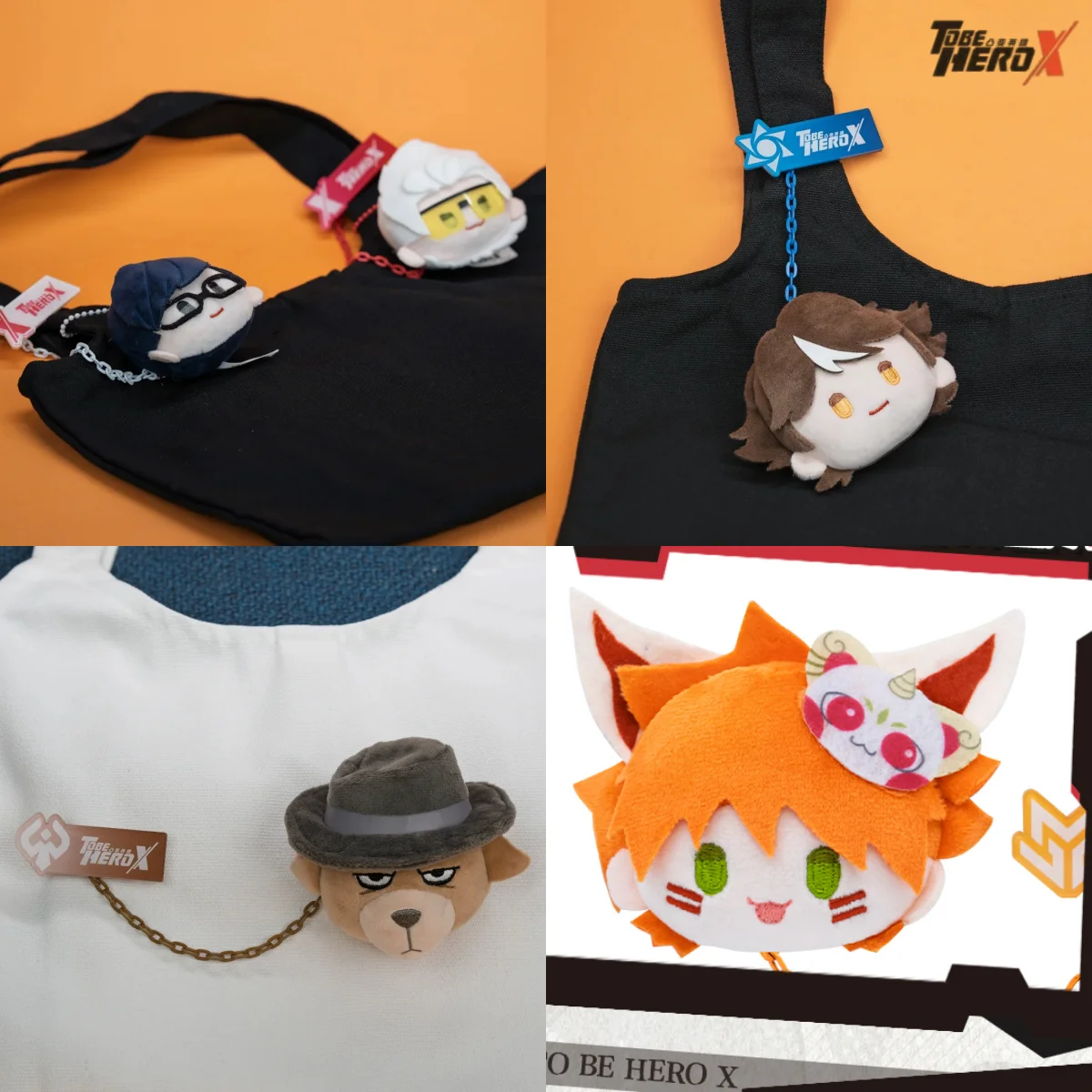 Quente genuíno em estoque para ser herói x animado pelúcia emblema série na moda caixa cega brinquedos decoração coleção presente surpresa de aniversário