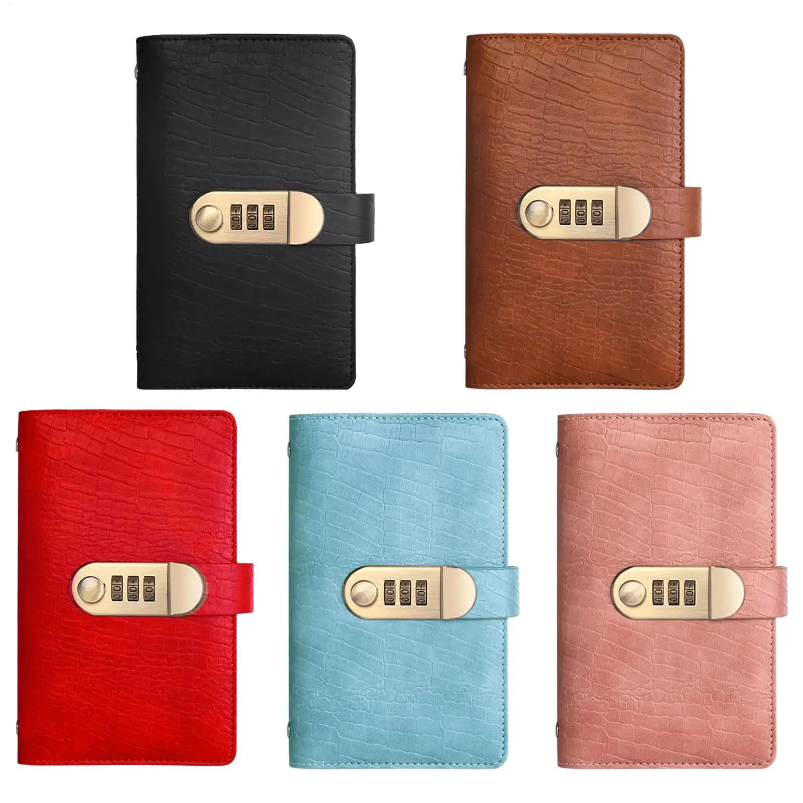 Geld-Spar-Challenge-Buch mit Passwortschloss - 100 Seiten Vintage Budget Retro Passwortgeschützter Planer Journal Sparbuch
