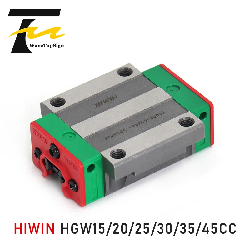 HIWIN Linear Guide Slider HGW15CC HGW20CC HGW25CC HGW30CC HGW35CC HGW45CC