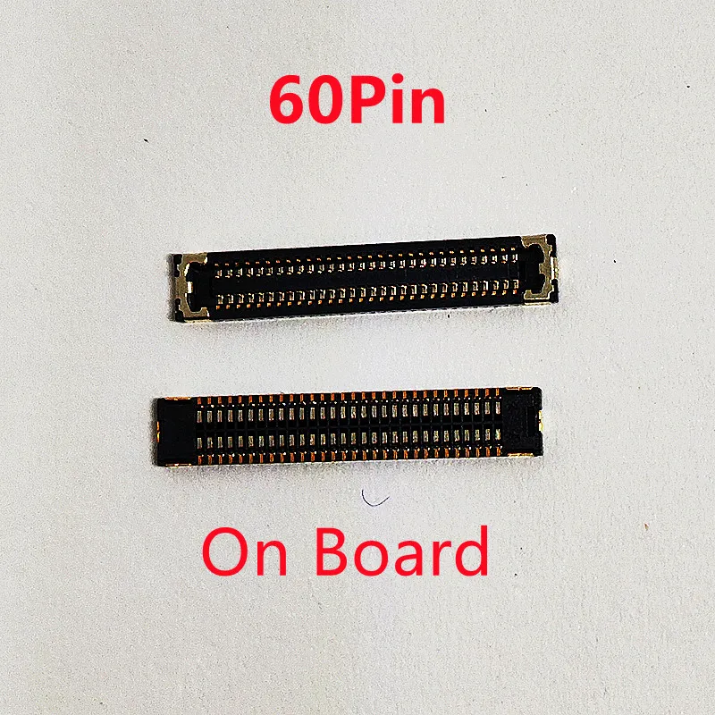 LCD 디스플레이 FPC 커넥터 온보드, 샤오미 홍미 9A 9C, 노트 9, 포코 C3 스크린 플러그, 60 핀, 10 개