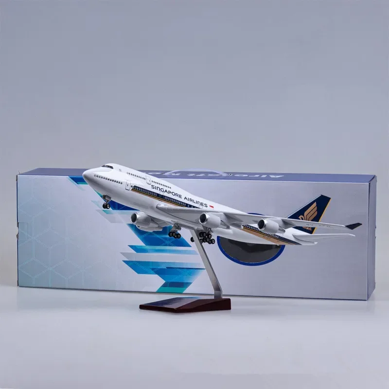 Imagem -04 - Diecast Resina Singapura Avião Modelo Modelo Concord Coleção Presentes de Brinquedo Exibição de Decoração Airbus A350 A380 B747 Escala 160