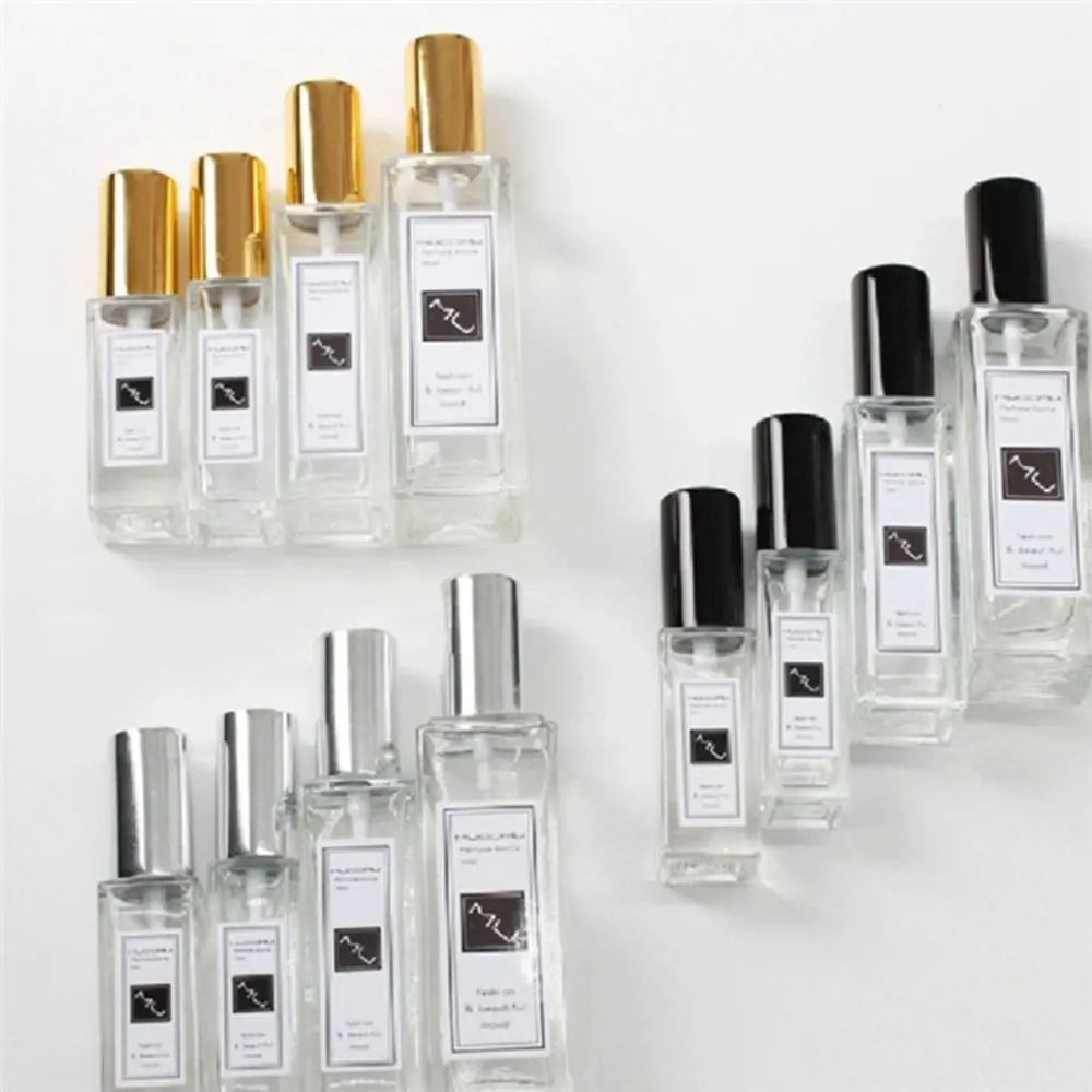 

1Pc 5/10/18/30ML Mini Perfume Spray Bottles Square Glass Shell Spray Atomizer Portable Travel Perfume Storage Bottle