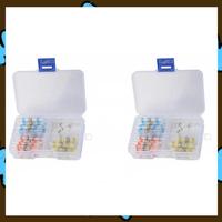 Promotion! 100PCS Solder Seal Wire Connectors, Waterproof And Insulated Heat Shrink Solder Connectors, Butt Splice