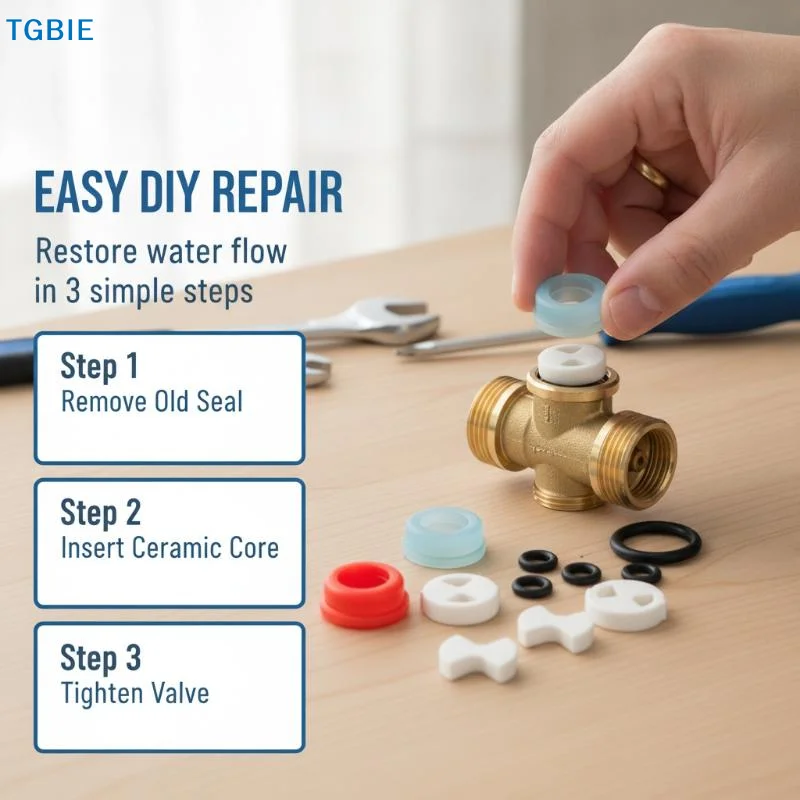 [TL]Faucet Replacement Valve Washer Kit 12PCS Universal Fit for Kitchen Bathroom Home Plumbing Repair Use