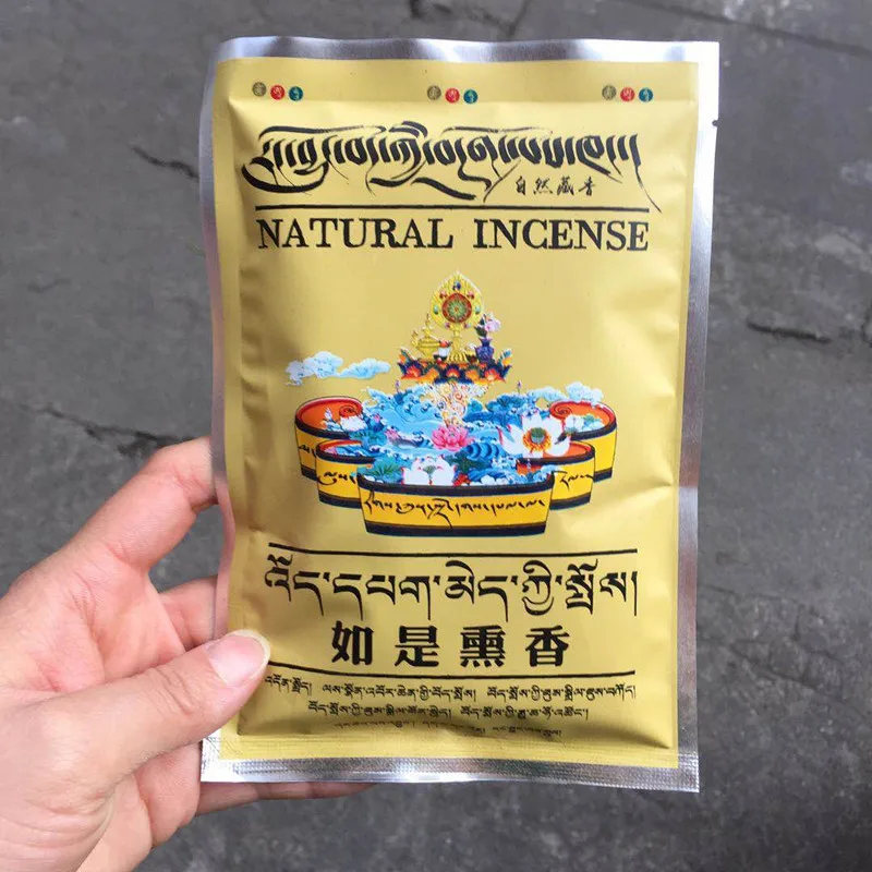 75g Tibetan Fragrance Powder Office Air Purification and Soothing Spirit Handmade Incense Materials Incense Burner Supplies