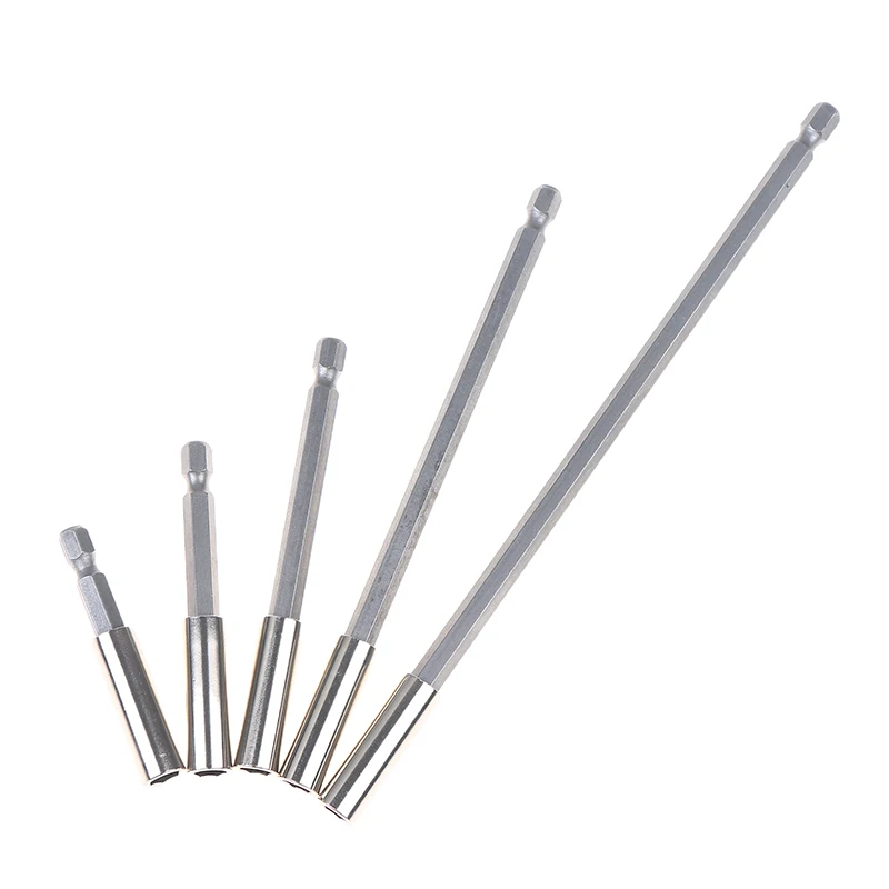 

1Set Quick Change Hex Shank Adapter Set Magnetic Cordless Bit Holder Extension 60-200mm Power Drill Impact Driver Accessories