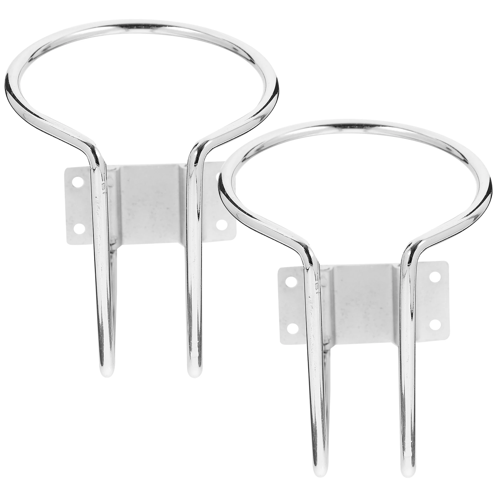 

2 шт. простых автомобильных подстаканников из железа, кольцевых, для питья, для автодомов, грузовиков, прицепов, морского применения, подстаканники для лодок