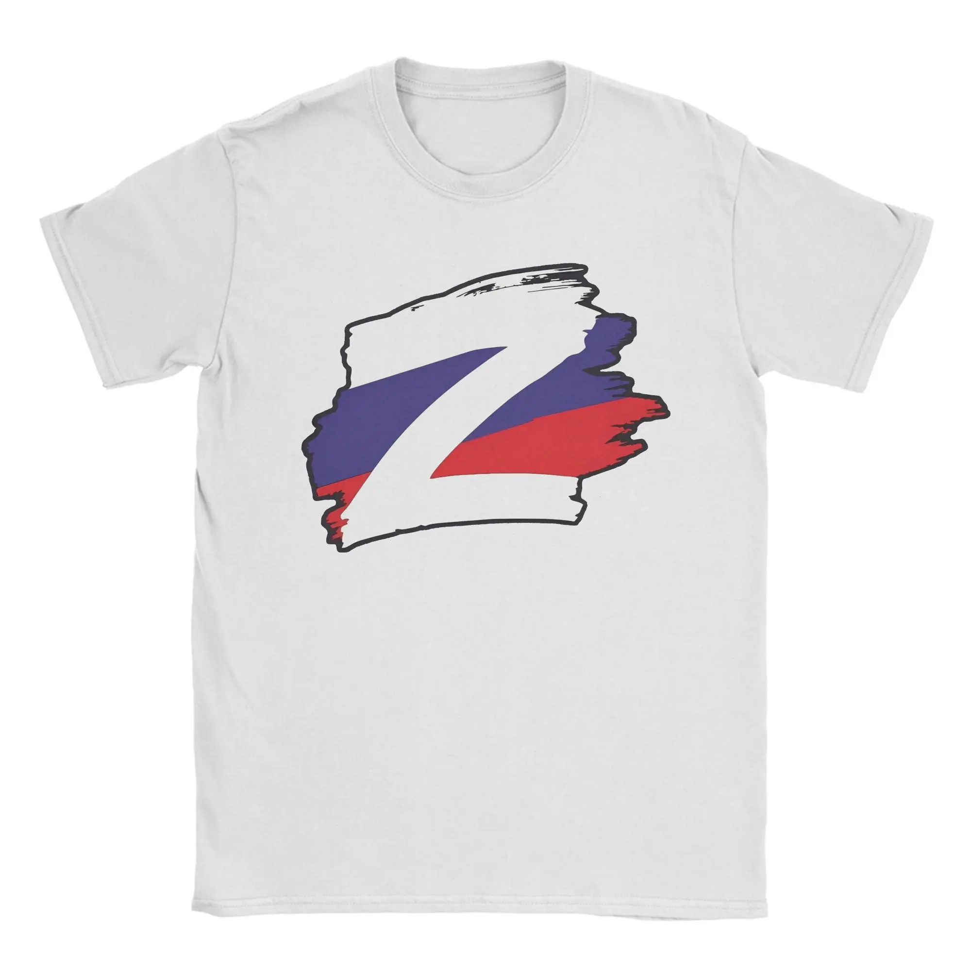 Herren T-Shirts Russian Z Peace Unite Lustige Baumwoll-T-Shirts Kurzarm-T-Shirts Rundhalsausschnitt Kleidung Geschenkidee