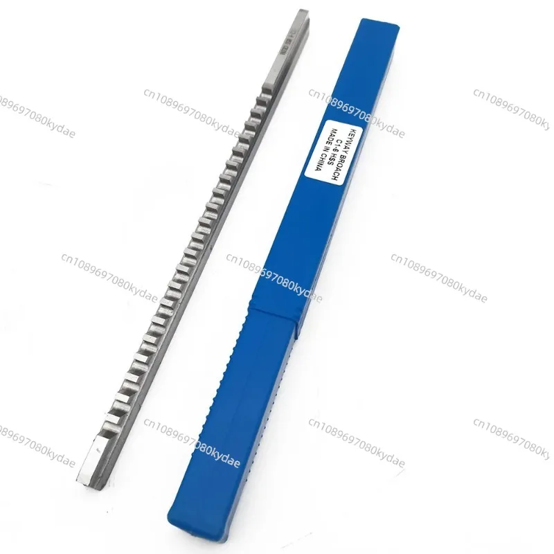 

6mm C1 Push Type Keyway Broach HSS Cutting Tool with Shim for CNC Metalworking
