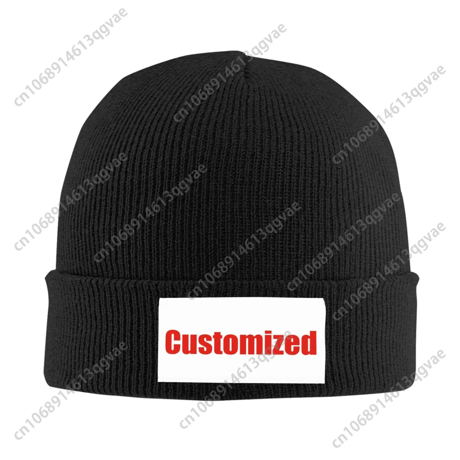 

Customized Logo Knitted Hat Winter Beanie Hats Men Warm Knit Cuff Beanie Skull Caps for Adult Women Lightweight