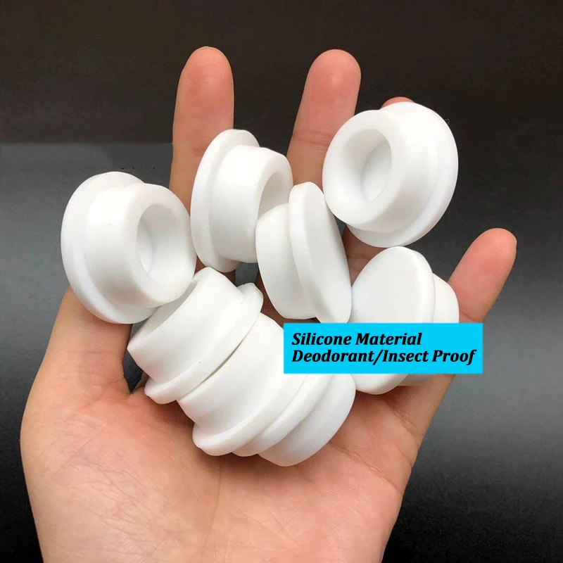 2/4/8PC Bathroom Rubber Wash Basin Overflow Ring Kitchen Sink Washbasin Drain Seal Stopper Bathtub Drain Cap Plug Accessories view 3