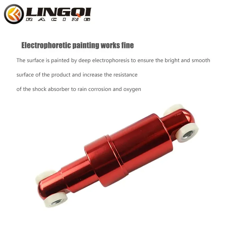 LINGQI RACING Electric Scooter 125mm CNC Shock Damper Motorcycle Suspension Spring Front Rear Wheel Shocks Absorber MTB Moto