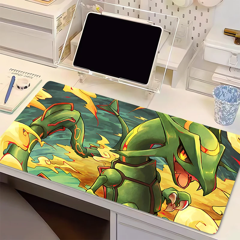 Natural Rubber Mouse Pad Pokemon Gyarados Anime Gamer Computer Mousepad Gaming Accessories Tablet Varmilo Keyboard Pad Mausepad