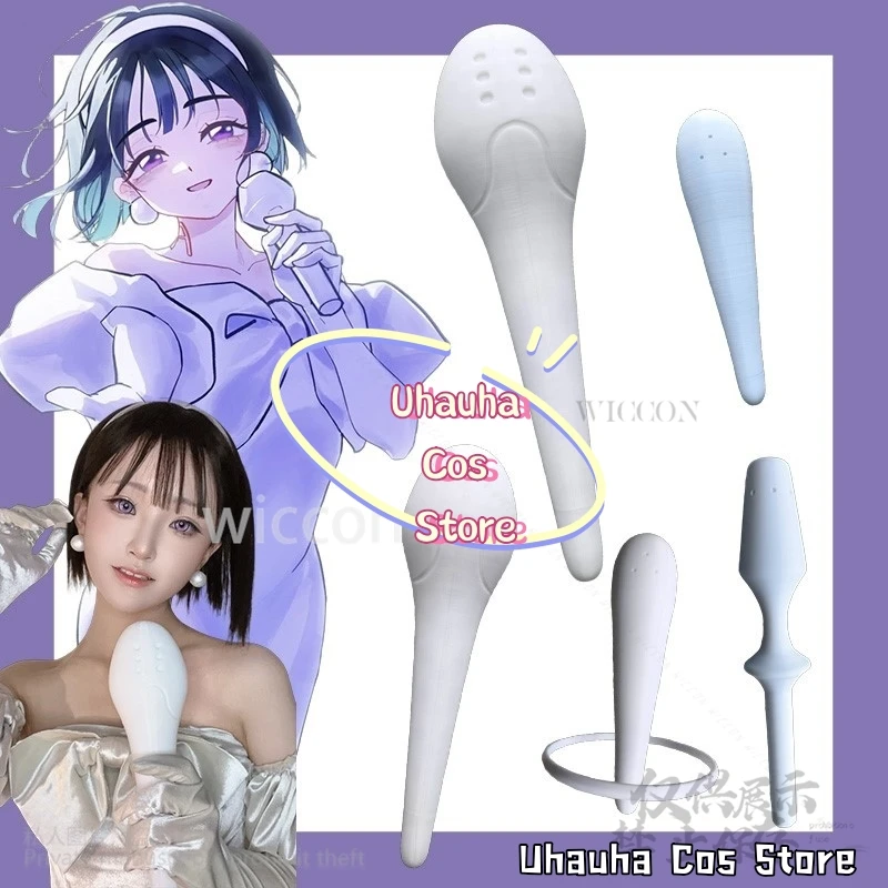 

Аниме Alien Stage Mizi Sua Luka Косплей Микрофон 3D Полистиктическая кислота Опора Женский Мужской Ролевая игра Линейка моего сердца по индивидуальному заказу