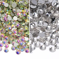 1440Pcs Small Size SS3-SS20 High Quality Glass Flatback Rhinestone Glitter Crystal Rhinestones Nail Art And Clothing Accessories