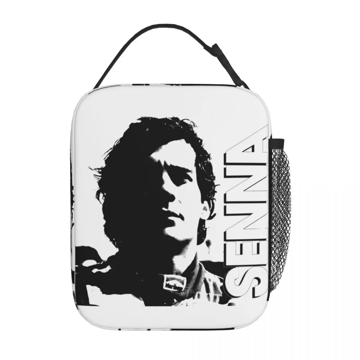 Ayrton Senna Insulated Lunch Bags Cooler Bag  Lunch Container Large Tote Lunch Box Girl Boy School Travel