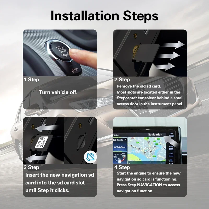 2025 الأحدث لمازدا 2/3/6/CX3/CX5/CX9/MX5 Car Sat Navi 16GB GPS تحديث خرائط البيانات الجديدة 2025 نسخة خرائط الاتحاد الأوروبي الملاحة بطاقة SD