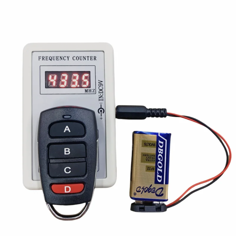 

wireless remote control frequency meter can measure frequency parameters and is a radio frequency transmitter tester