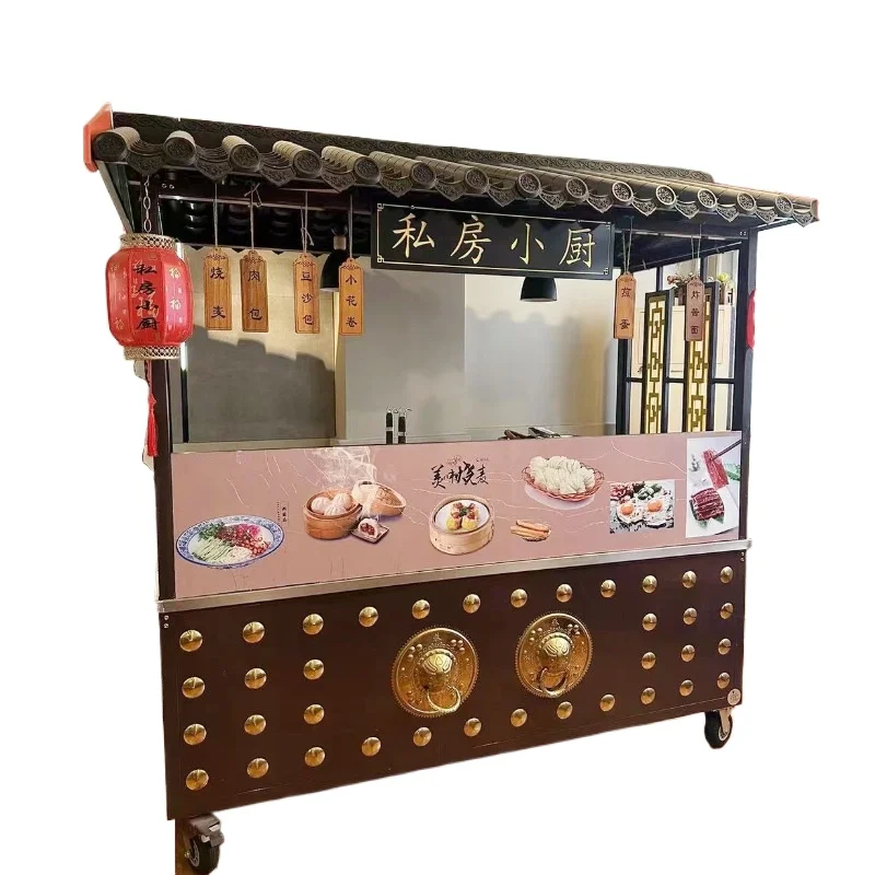 

Stall outdoor yakitori promotional car shelf bowl bowl chicken cold skin food truck commercial portable