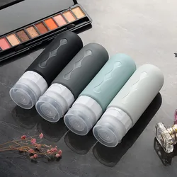 90ML Silicone Travel Refillable Bottle Makeup Dispensing Storage Bottle Container Empty Shower Gel  Essence Shampoo Jars