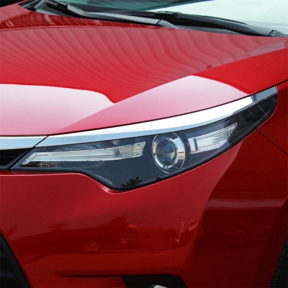 For Toyota Corolla/Levin 2014 2015 2016 Accessories The Car Transparent Housing Headlamp Lens Cover Shell Lampshade Cover