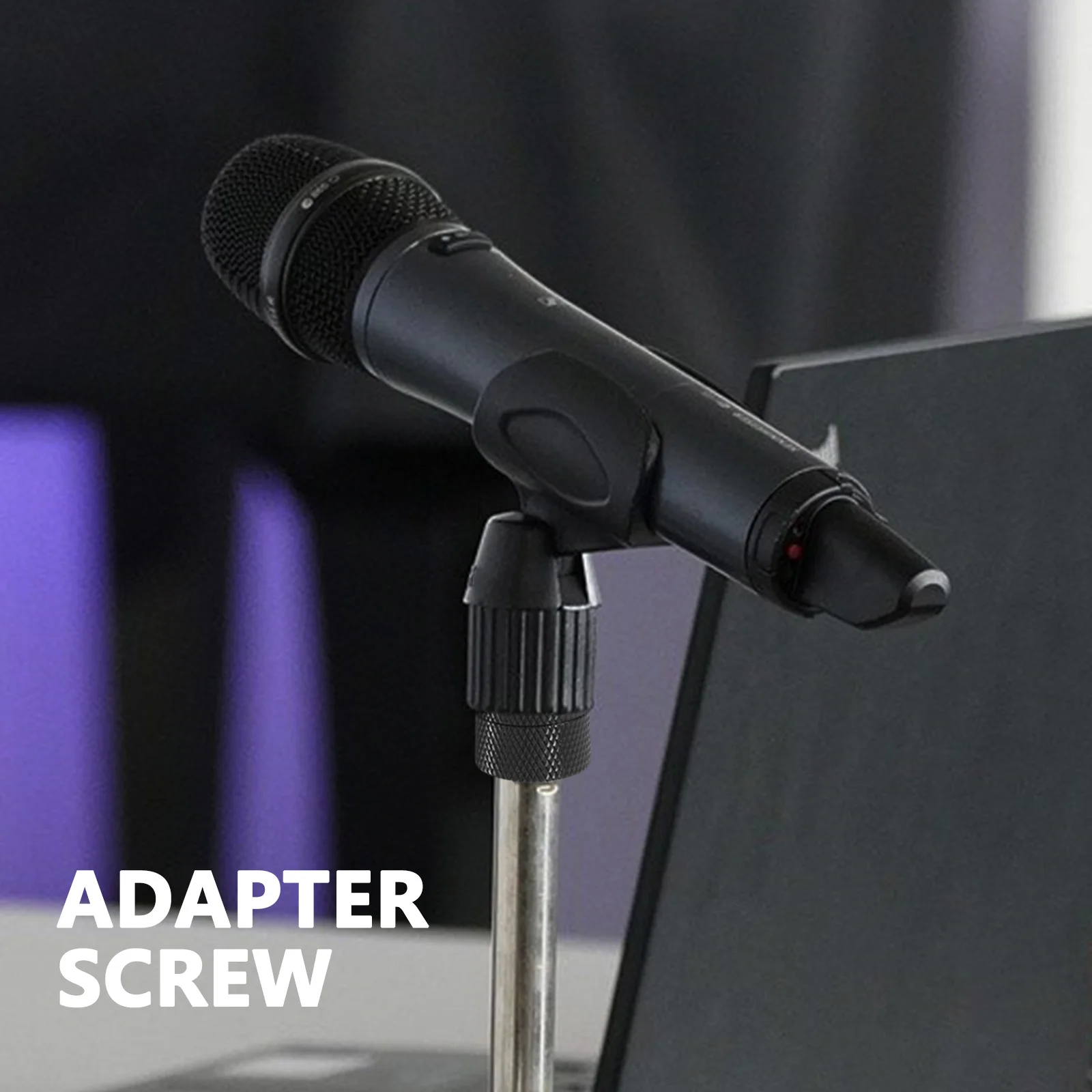 

8pcs Universal Microphone Clamp Mount Adapter For Boom Arm Desk Stand Camera Tripod Stable Recording Mic Accessories Parts