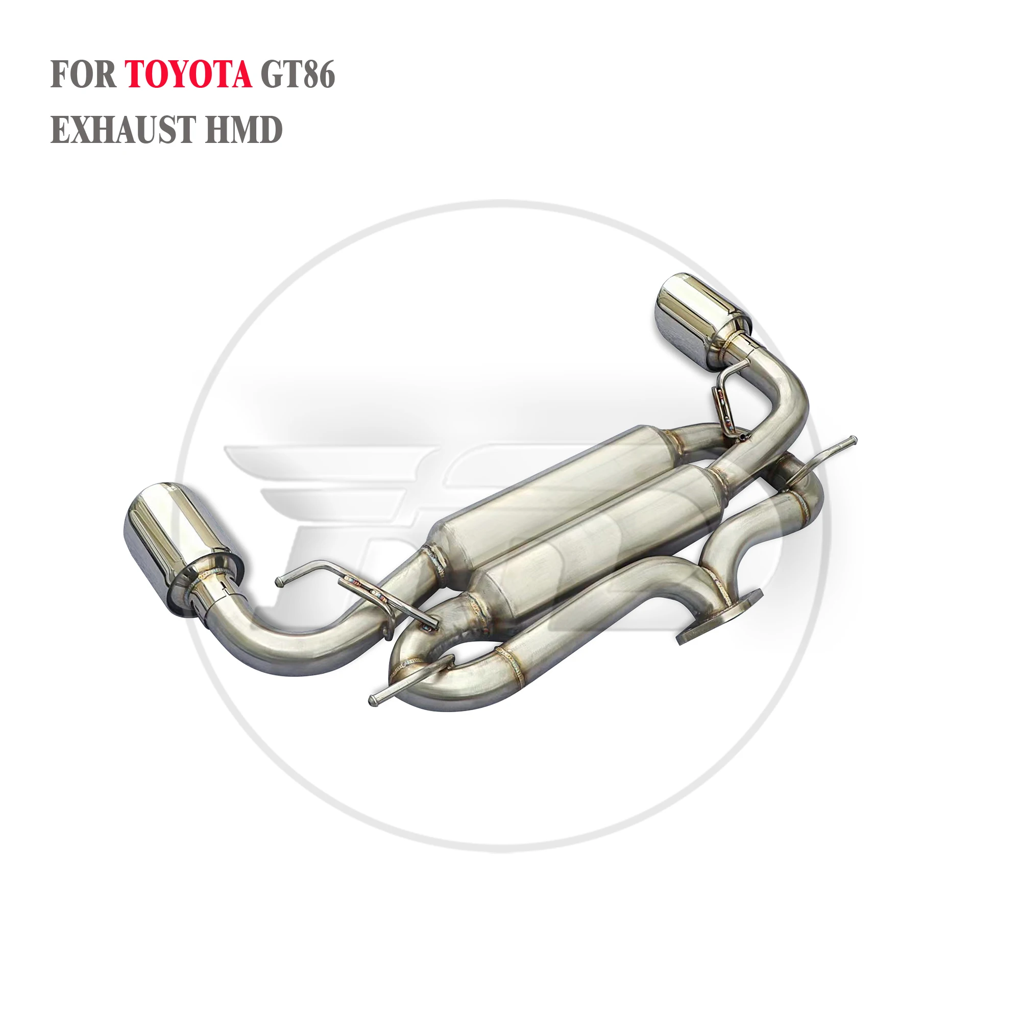 

HMD Stainless Steel Exhaust System Performance Catback is Suitable for Toyota GT86 Car Valve Muffler