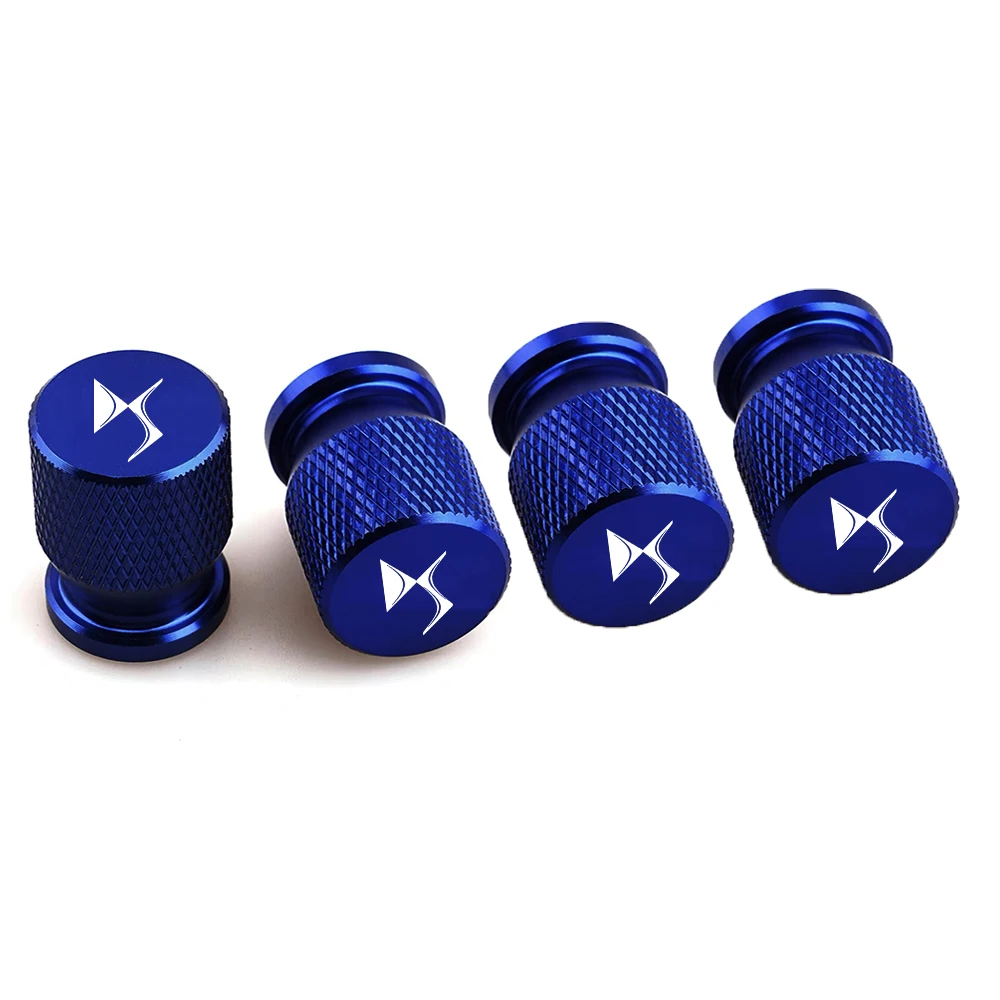 4pcs/Lot Colorful Car Tire  Hexagonal Valve Nozzle Cap Stainless Steel for DS SPIRIT DS3 DS4S DS5 5LS DS6 DS7 DS WILD