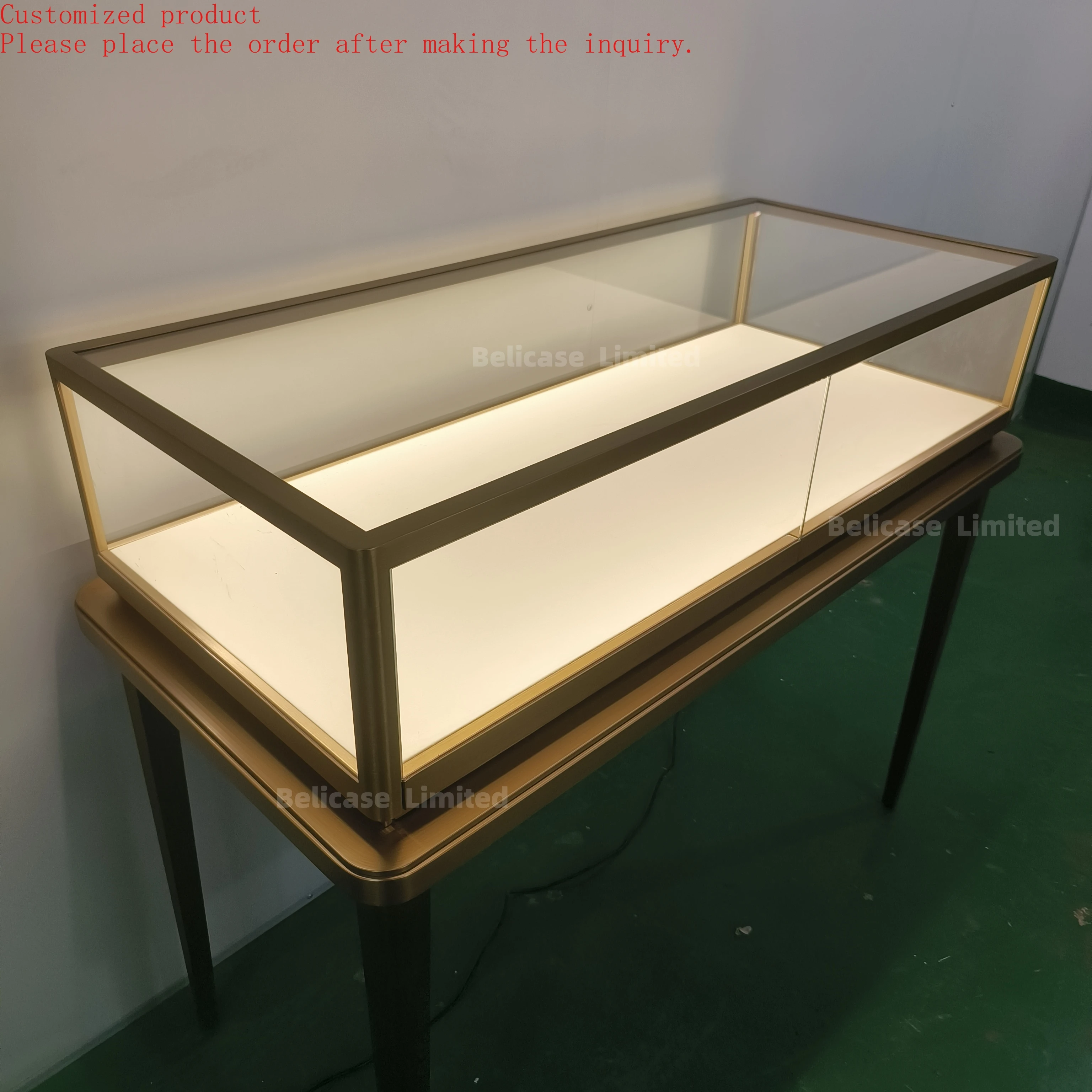 

Custom.Jewellery Showroom Counter Design Stainless Steel Jewelry Cabinet Jewelry Store Furniture Jewelry Showcase Display