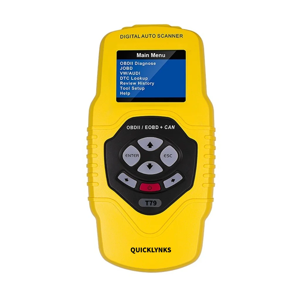 High Quality Original Quicklynks Diagnostic Scan Tool T79 Code Reader CAN OBDII Diagnostic Tool