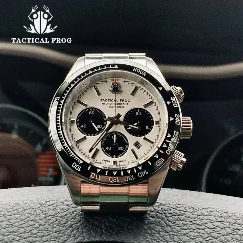 Tactical Frog V2 Solar Chronograph Quartz Watch Sapphire Crystal