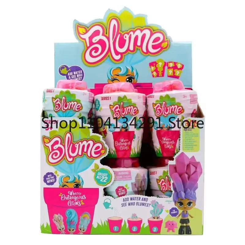 الأصلي بلوم دمية الجنية صندوق أعمى مفاجأة بلوم فتاة ماجيك زهرة وعاء دمية المياه لزهرة لعبة تمثال هدية عيد ميلاد