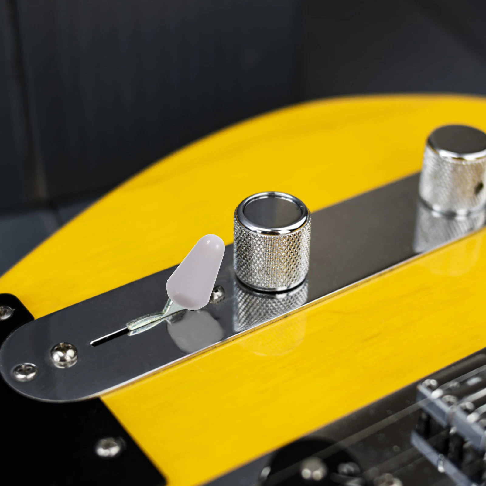 

16pcs Guitar Toggle Cap Durable Replacement For Electric Guitar Accessories Compact Lightweight Smooth Touch Button Lid Knob