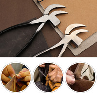 Stainless Steel Lasting Pincers Plier Repair with Nail Removal Design for Shoemaking Leather Craft DIY Working Shoe Repair Tool